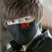 10X походные шарфы Косплей унисекс черный Здоровье Анти-пыль хлопок рот лицевая маска респиратор ES1438