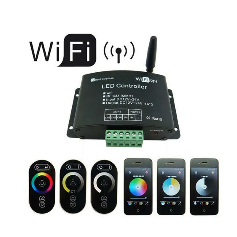 

1X New version WiFi RGB LED controller free shipping