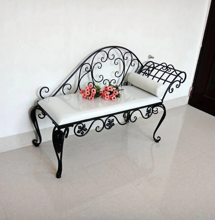 Special European Past Wrought Iron Chaise Sofa Chair Recliner Special European Past Wrought Iron Chaise Sofa Chair Recliner Leisure Stool Child Double In Library Furniture From On Aliexpress
