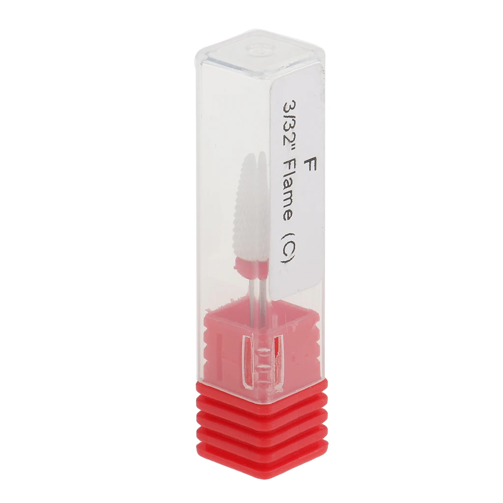 Nail Art Polishing Grinding Head Ceramic Electric Drill Bit Corn Medium Mounted Grinding Stone Head Electric Manicure Cutter