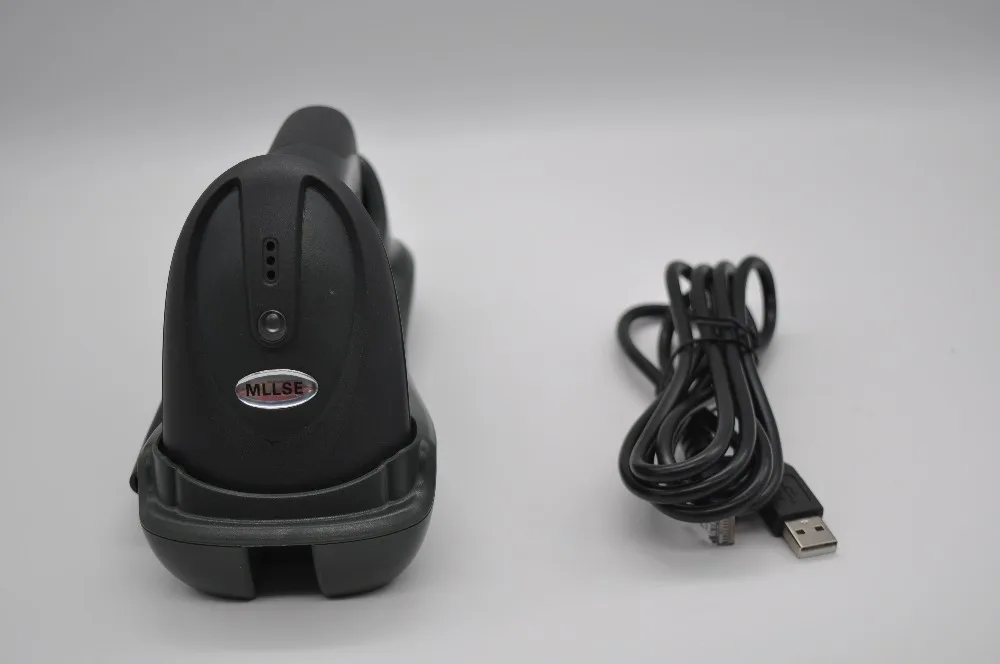 Scanner de Código de Barras de Longa Distância sem Fio Scanner de Código de Barras Leitor com Estação de Carregamento Cmos Handheld Ip52 433 Mhz 2d 2 código de Barras de Longa distância Sem