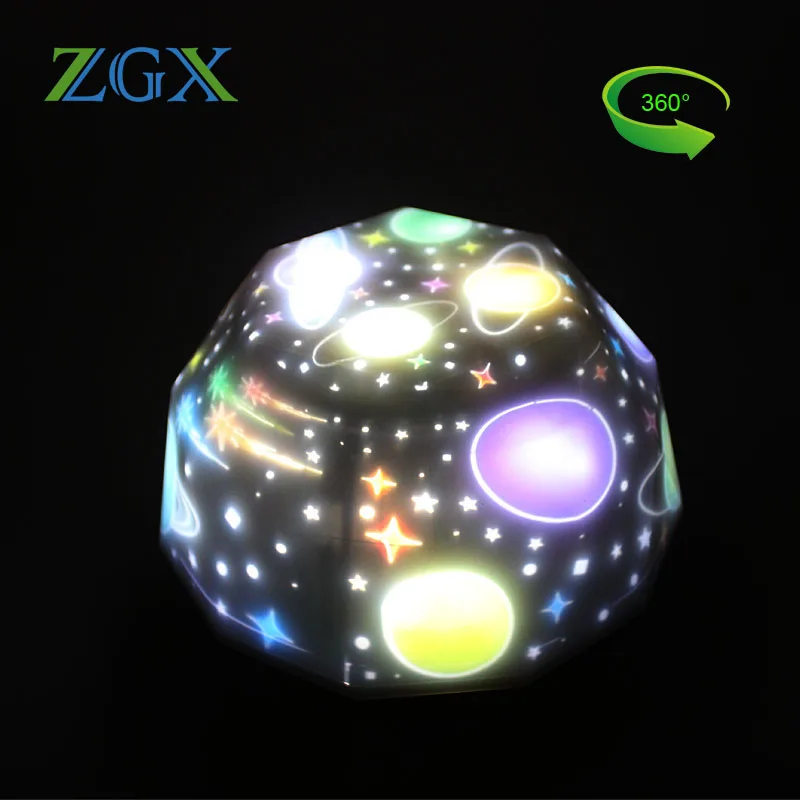 

LED Night Light rotate Projection Starry Sky Star moon Master Children Kids Baby spin Romantic colorful Led USB Projector lamp