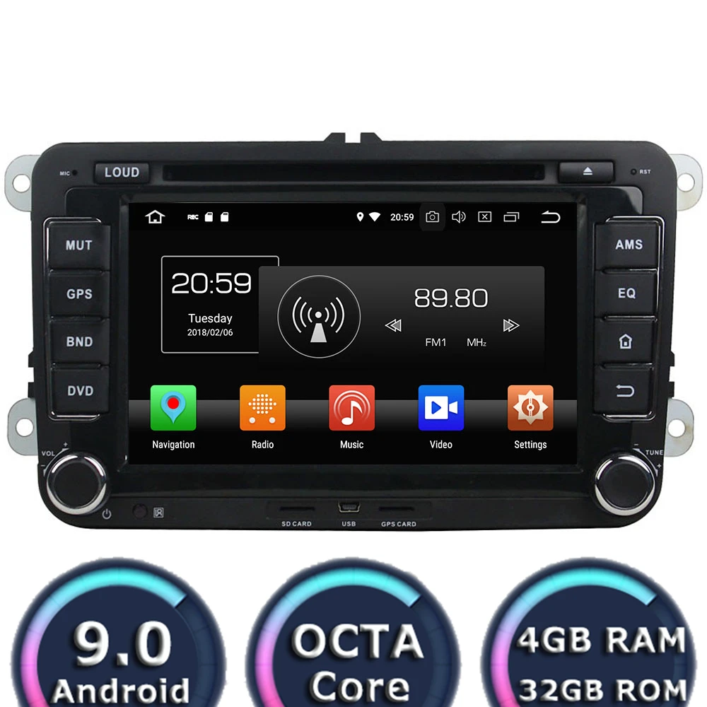 Roadlover Android 8,0 ПК автомобиля DVD плеер для Volkswagen VW Magotan Caddy ПАССАТ сагитар Tiguan Touran Jetta стерео gps навигации