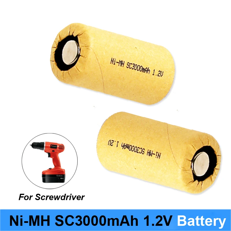 Высокое качество nimh 1 2 v батарея 3000mah 10c 15c Высокая мощность Аккумуляторная