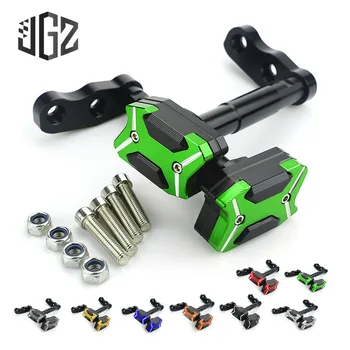 

Motorcycle CNC Aluminum Front Frame Sliders Falling Crash Engine Tank Protector Pads for KAWASAKI Z300 2013 2014 2015 2016 2017