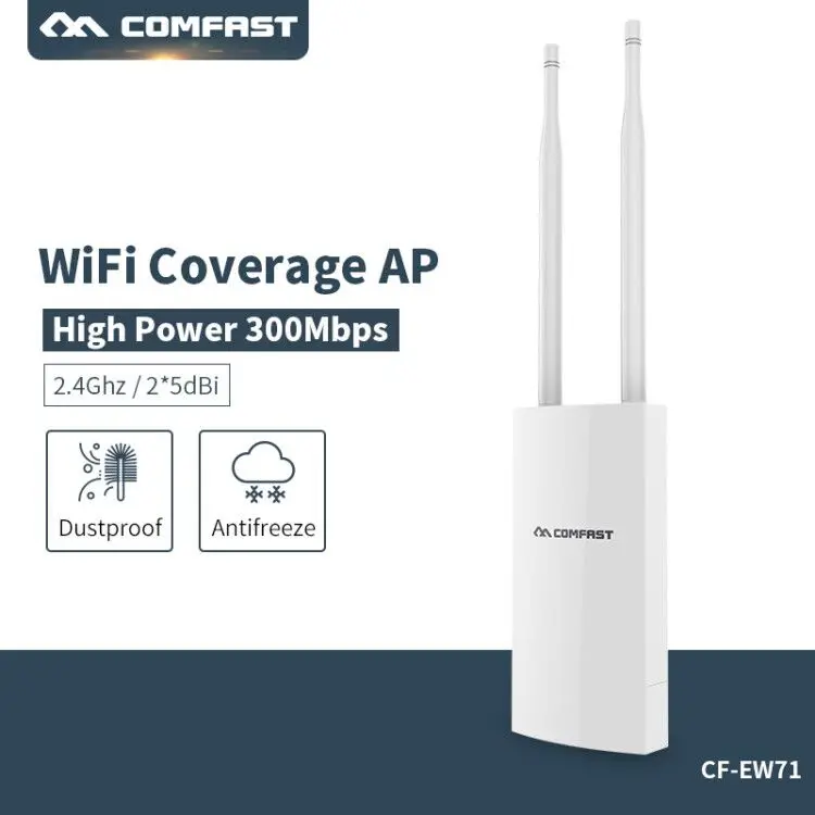 

2.4GHz 300Mbps Outdoor Weatherproof CPE/Wifi Extender/Access Point/Router Dual Antenna wireless wifi repeater signal amplifier