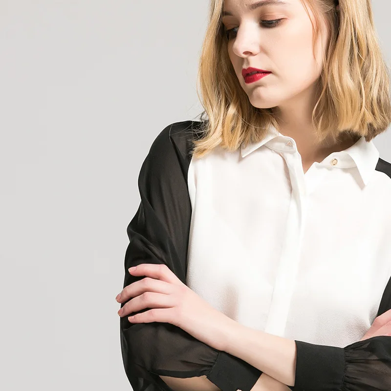 ssige 100reine Langarm Bluse Echte B In 2019 Seide Knopf L Top IWDEH29