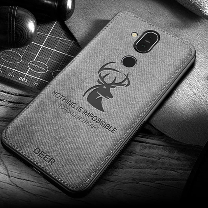 Чехлы для Nokia 8 1 2018 чехол из хлопчатобумажной ткани Мягкая силиконовая задняя