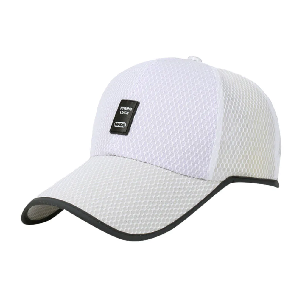 

Solid Color Baseball Cap Men'S And Women'S Simple Outdoor Full Breathable Cotton Mesh Fashion Casual Sports Cap Casquette