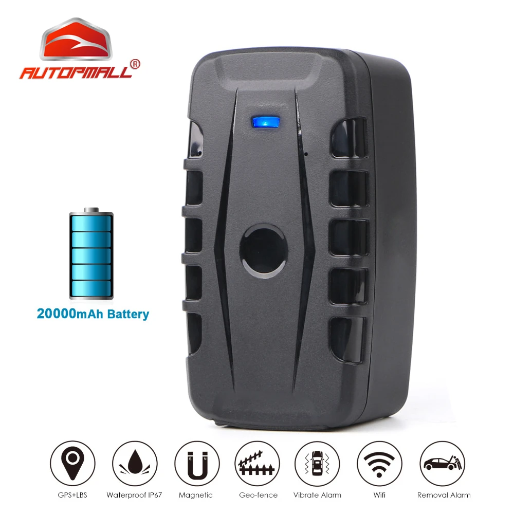 Gps Tracker Car Lk209c 20000mah 240 Days Standby Vehicle Car Tracker  Waterproof 2g Gps Locator Tracker Magnets Drop Shock Alarm - Gps Trackers -  AliExpress