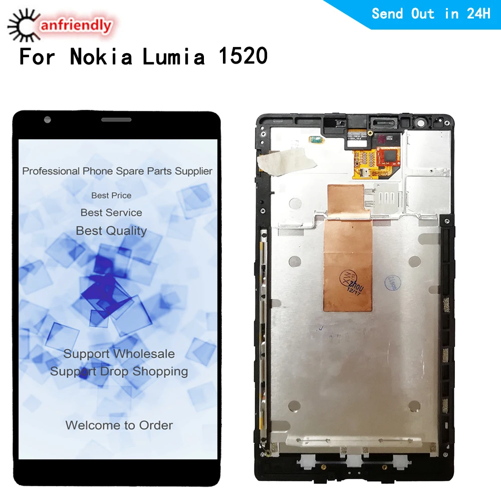 6 0 &quotЖК дисплей для Microsoft Nokia Lumia 1520 RM 937 LCD дигитайзер Сенсорная панель стеклянный