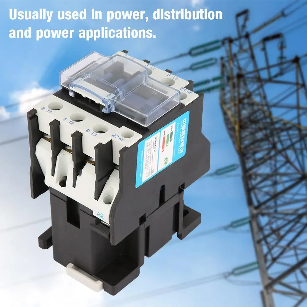 

CJX2-3201 AC Contactor High Sensitivity Contactor Industrial Electric AC Contactor 220V 32A