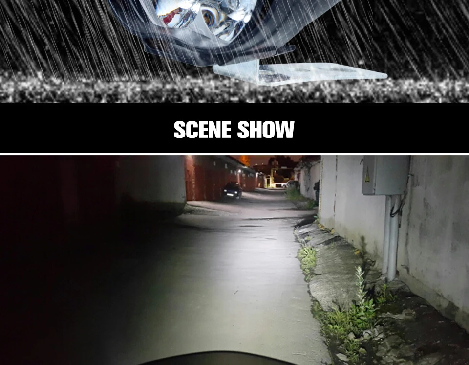 VooVoo LED 10W 1200LM Motorcycle Headlight Lamp 6 Led Moto Light Assembly Scooters Spot Light 6000k White DC 9-85V Super Bright_01 (7)