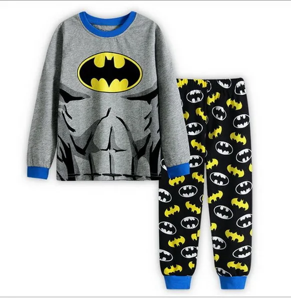 Комплект одежды для маленьких мальчиков 2-7 лет, детские пижамы, одежда для сна, одежда для малышей, детская одежда для сна с длинными рукавами, YW204
