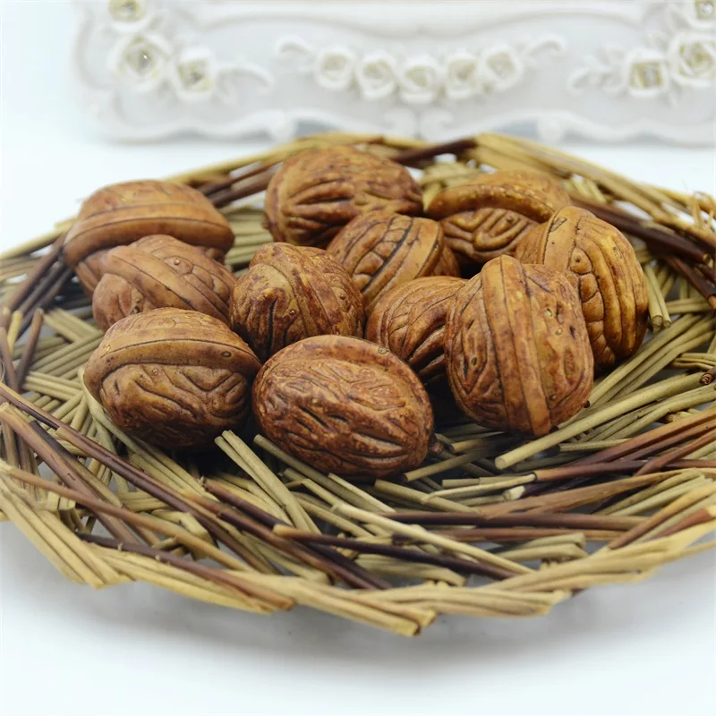 10 Artificial Plastic Walnut Christmas Wedding Home Party Kitchen Table Fruit Plate Decoration artificial fruits and vegetables