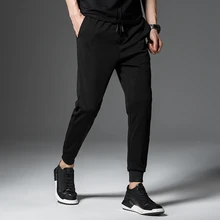 Мужские штаны новые модные мужские штаны для бега мужские фитнес бодибилдинг спортзал брюки для Одежда для бега осенние спортивные брюки Размер 4XL