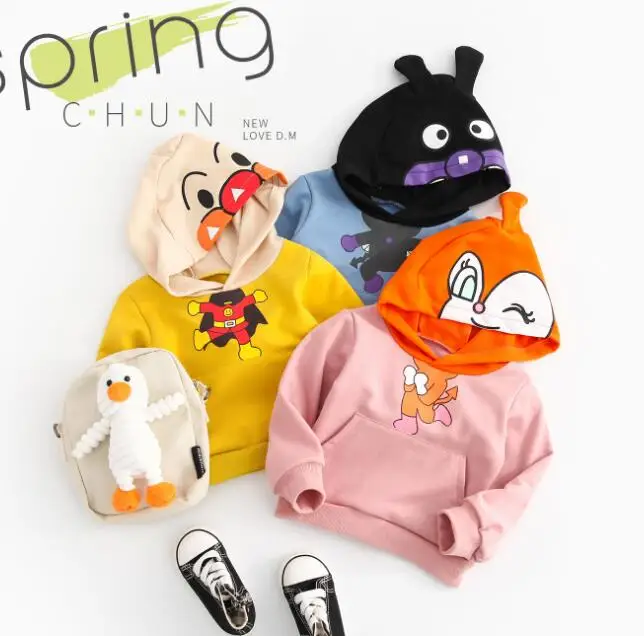

Children Fashion 100% Cotton Outfits Baby Kids Long Sleeve Outerwear Boy Girl Outfits For 2-6T Child 100% Cotton Sweatshirt