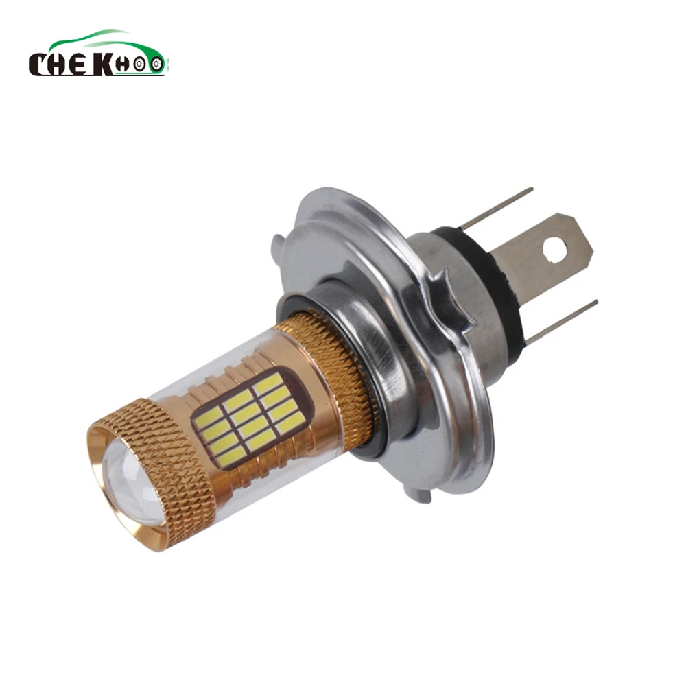 H4 Автомобильный светодиодный светильник противотуманный 4014 54SMD дневной ходовой