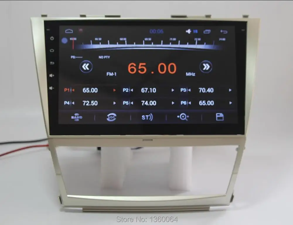 Top 10.1 INCH 1024*600 Android 8.1 CAR DVD GPS FOR TOYOTA CAMRY 2007 2008 2009 2010 2011 NAVIGATION RADIO STEREO HEAD UNIT BLUETOOTH 5