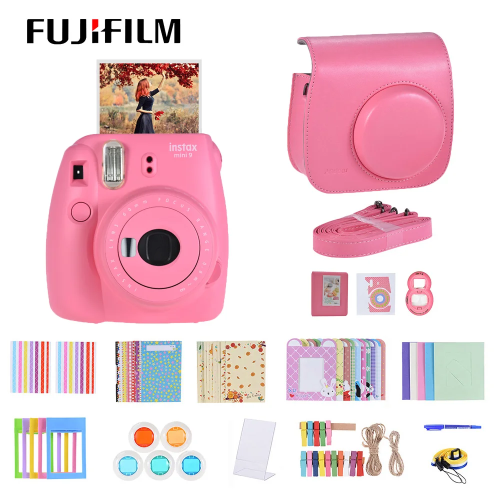 Fujifilm Instax Mini 9 Camera Instant Camera Film Cam with Selfie
