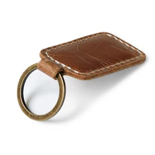 Держатель ключей из натуральной коровьей кожи, модный брелок для ключей, кожаный брелок для ключей, самодельный брелок