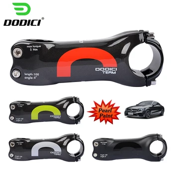 

DODICI Bicycle Stem Carbon fiber Stem Road Bicycle Stem MTB Carbon Table 6 Degree Pearl Paint Gloss 31.8*80/90/100/110/120/130mm