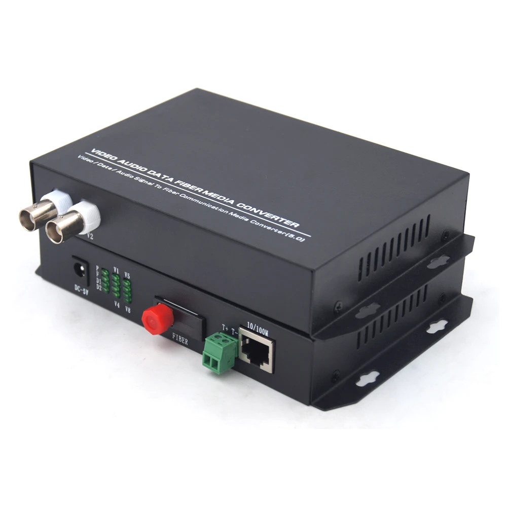 Премиум 2 видео Ethernet по волокну-Оптические медиаконвертеры-передатчик и приемник, одиночное волокно 20 км для аналоговой и ip-камеры