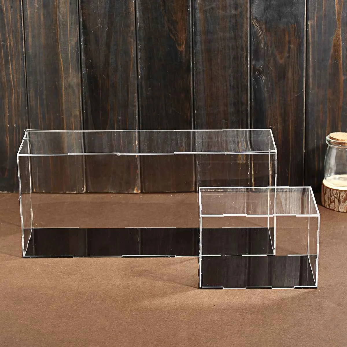 

35x10x15/15x10x10cm Acrylic Model Figurine Display Box Show Protection Case Clear Dustproof Crylic Display Big Size Perspex