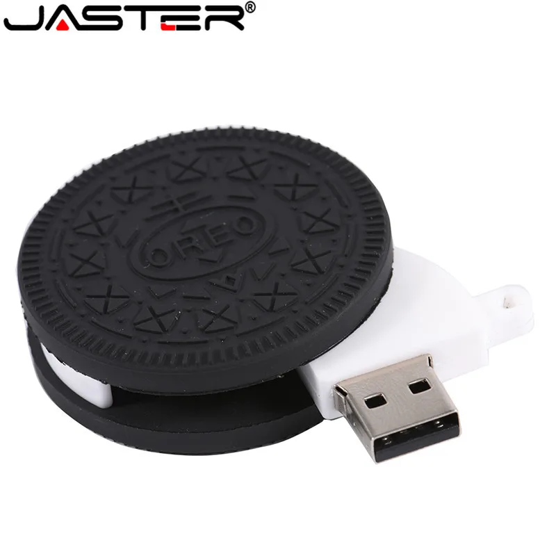 JASTER мультфильм Oreo модель печенья usb2.0 4 ГБ 8 ГБ 16 ГБ 32 ГБ 64 ГБ флеш-накопитель USB флеш-накопитель креативный Подарочный флэш-Стик флешка