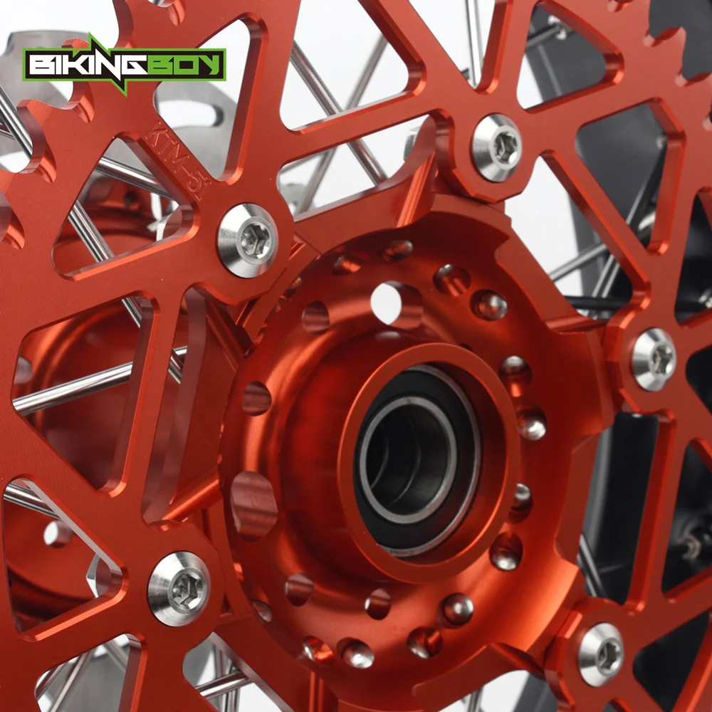 BIKINGBOY SX SXF MXC SXS XC W 3 5 0/4 5/4 25 17 &quotсупермото передние и задние колеса обода ступицы
