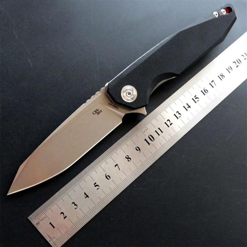 CH3004 G10 handle sharp folding knife High hardness D2 blade folding camping Outdoor portable tacti