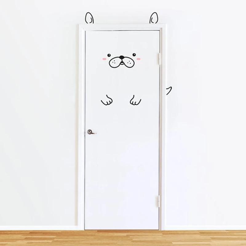 3D стикер на стену в скандинавском стиле с животными пандой кроликом для детских комнат, стикер для украшения дома, съемный художественный плакат для холодильника - Цвет: D10