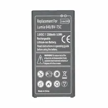 ITopZea 1x2500 mAh/9.5Wh BV-T5C/BVT5C/BV T5C Сменный аккумулятор для Nokia microsoft Lumia 640 RM-1073