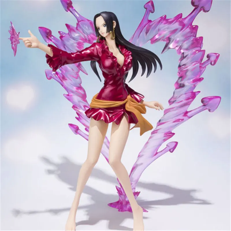 

One Piece Flag Diamond Ship Figure Nami Boa Hancock Sexy Girl Figurine Pirate Captain PVC Collection Model Toys Doll Gift 16CM