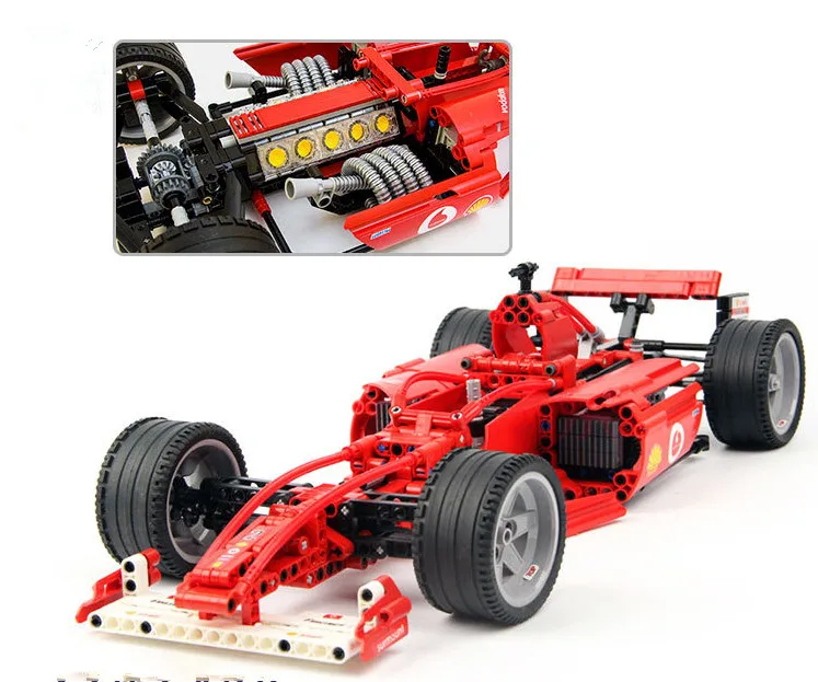 

Technique Ville Serie Coureurs F1 Racer 1:10 Voiture Blocs de Construction Briques Modele Enfants Jouets Marvel Compatible 8386