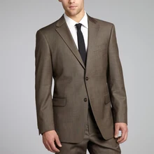 Коричневый Sharkskin мужской костюм на заказ серые двухцветные тканые свадебные костюмы для мужчин, на заказ винтажный смокинг серый свадебный смокинг