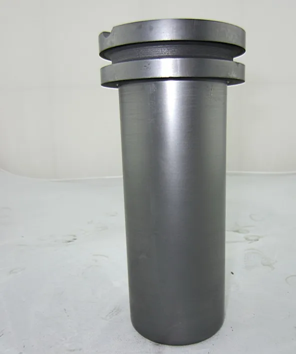 GRAPHITE CRUCIBLE WITH CERAMIC HOLDER 2 KG CAPACITY PURE SILVER