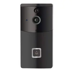 WiFi видео дверной звонок, беспроводной умный дверной Звонок камера, 720P HD Wifi камера безопасности в режиме реального времени видео