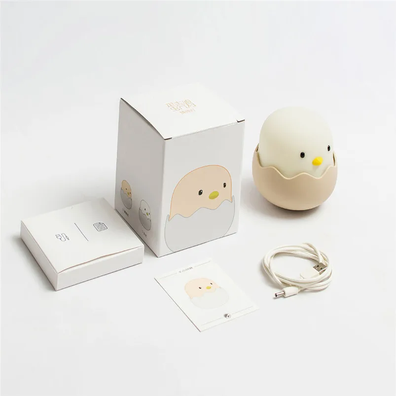 USB Led Garland Light Eggshell Chicken Led Night Light Tumbler Cartoon Bedside Sleepping Nightlight Home Decor Lamparas 40JY3007