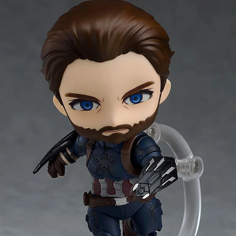 Фигурка Капитана Америки 923 # Nendoroid Infinity War Кукла Статуэтка аниме из