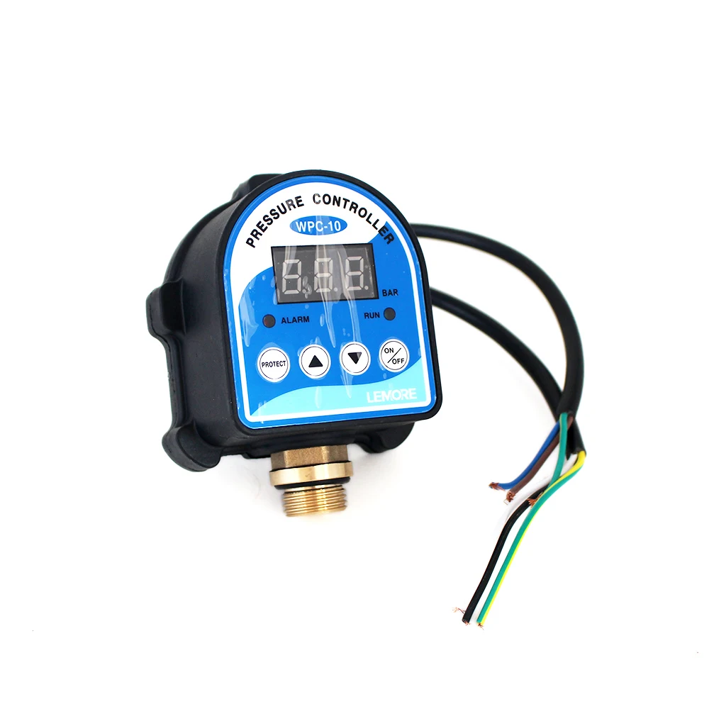 Digital Pressure Control Switch WPC-10 Digital Display WPC 10 Eletronic Pressure Controller for Water Pump With G1/2" Adapter