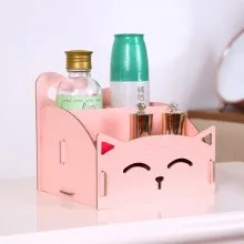 

Multi function Cat style cosmetic box, stationery sundries collection storage box 15*13*13.5cm Free shipping