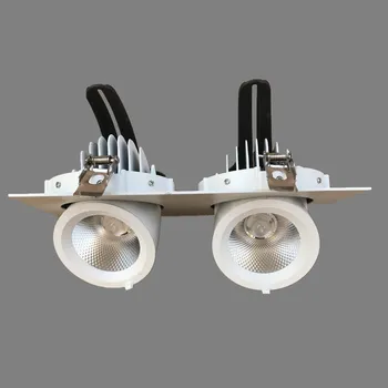 

Wholesales High Power 15W 20W 30W 40W 50W COB LED Downlights Rotate 360 degrees AC110-240V Dimmable LED Recessed Ceiling Lamps