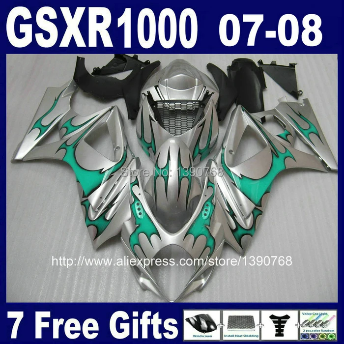 Hot Sale! ABS fairing kit for SUZUKI GSXR1000 2007 2008 K7 GSXR 1000 07