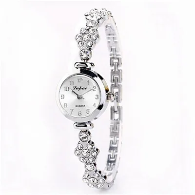 Женские часы relogio masculino Reloj chaude De Mode De Lux Femmes Montres Femmes браслет часы Прямая поставка - Color: Silver