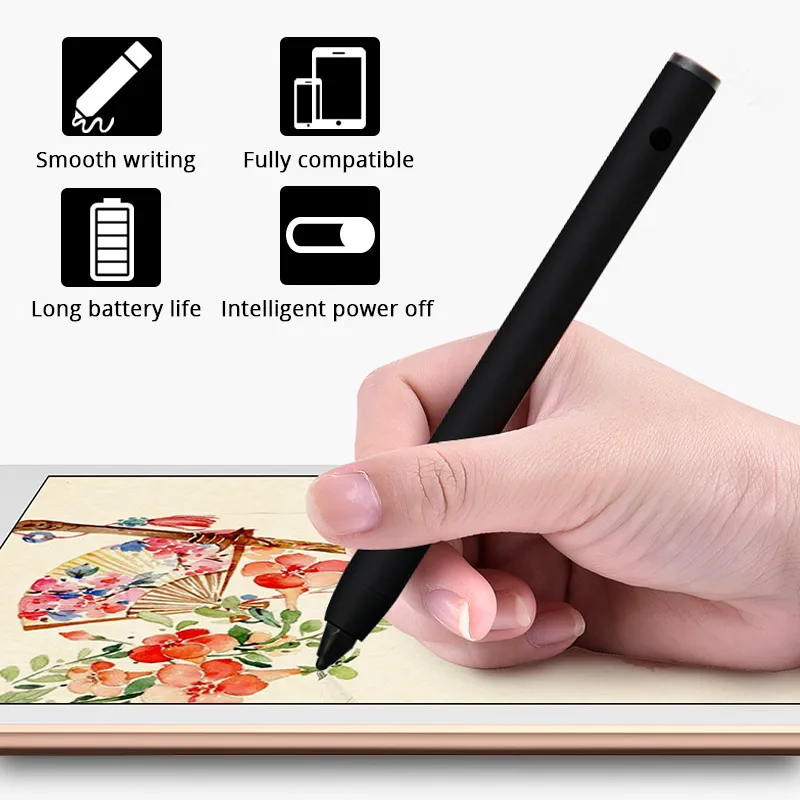 

For Apple Pencil Touch Pen Capacitance Stylus for iPhone For iPad 9.7 mini 2 3 Pro Air For Xiaomi Samsung Painting Pen