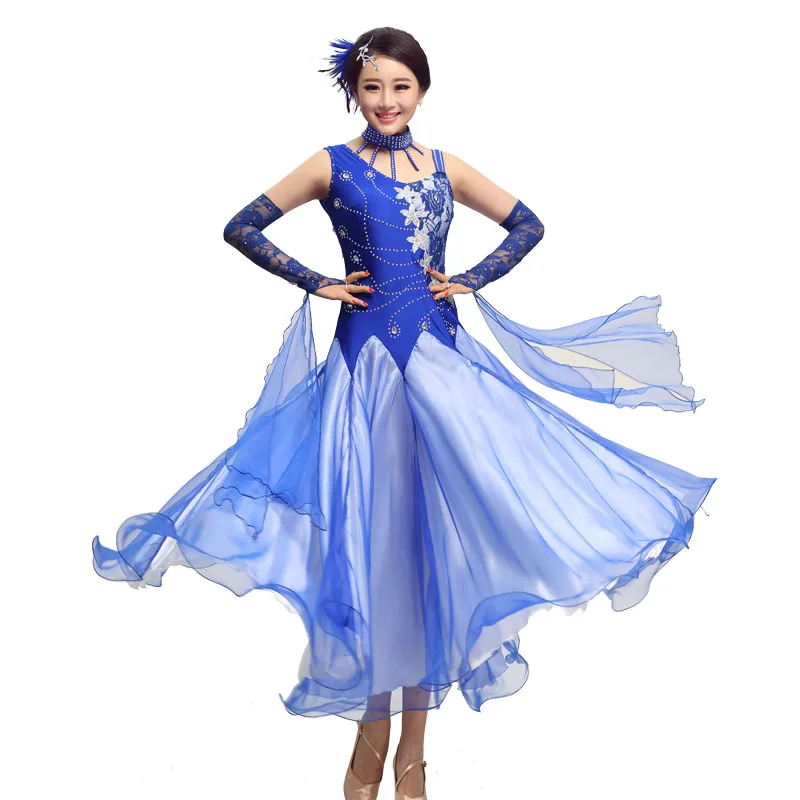 New Design Of Standard Ballroom Dancing Dress For Women Stage