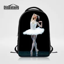Dispalang Preppy Style Women Backpack College Student School Bookbag Female Laptop Bag Ballet Dancing Girl Ladies Travel Bagpack