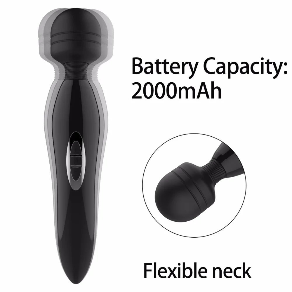 Prix Vibromasseur puissant gode clito vibrateurs pour femmes USB Charge AV baguette magique vibrateur masseur jouets sexuels pour adultes pour femme masturbateur
