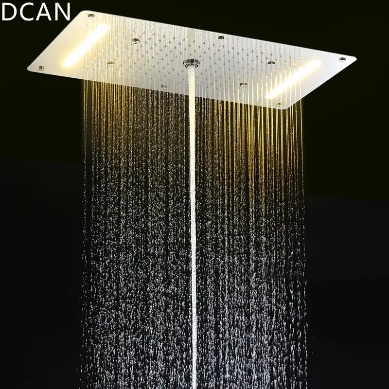 9 Function Shower Heads Light Big Rain Shower 700x380mm Large